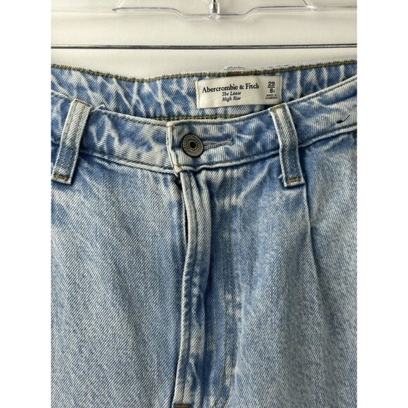 Abercrombie & Fitch Womens 29/8 The Loose High Rise Curve Love Jeans Bootcut - Picture 14 of 15